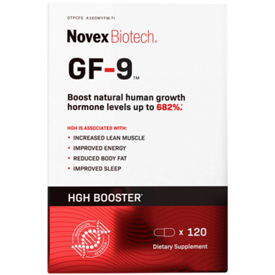Growth Factor-9 Clinically Tested Human Growth Hormone Secretagogue- 2900MG (120 Capsules)