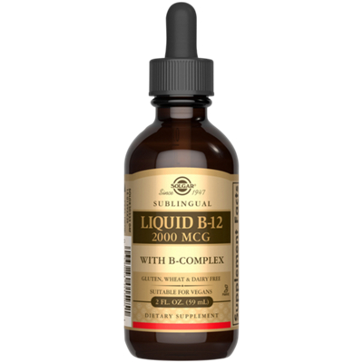 Liquid Vitamin B-12 with B-Complex - 2,000 MCG (2 Fluid Ounces)