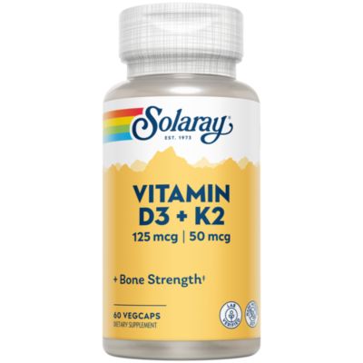 Vol honing offset Vitamin D3 & K2 5000 IU Supplement by Solaray | The Vitamin Shoppe