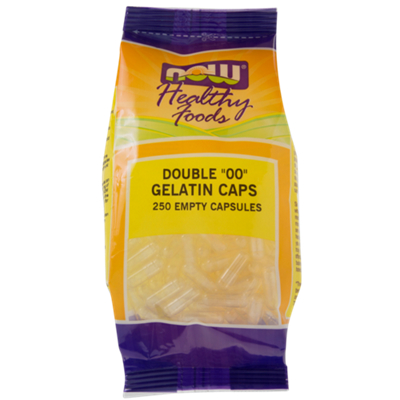 Double 00 Empty Gelatin Capsules (250 Capsules)