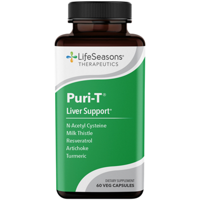 Puri-T for Liver Support with Milk Thistle & NAC (60 Vegetarian Capsules)