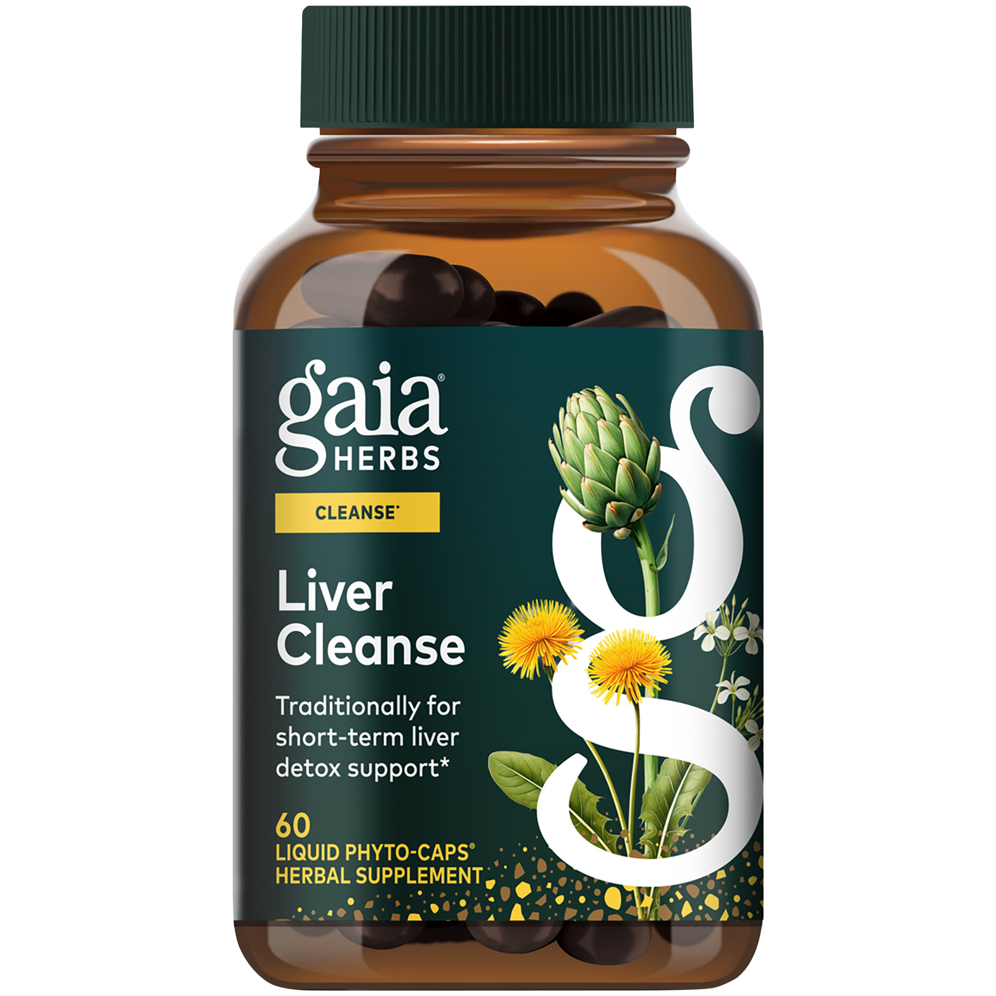 Liver Cleanse for Healthy Liver Function Support with Milk Thistle 60 Vegan Capsules