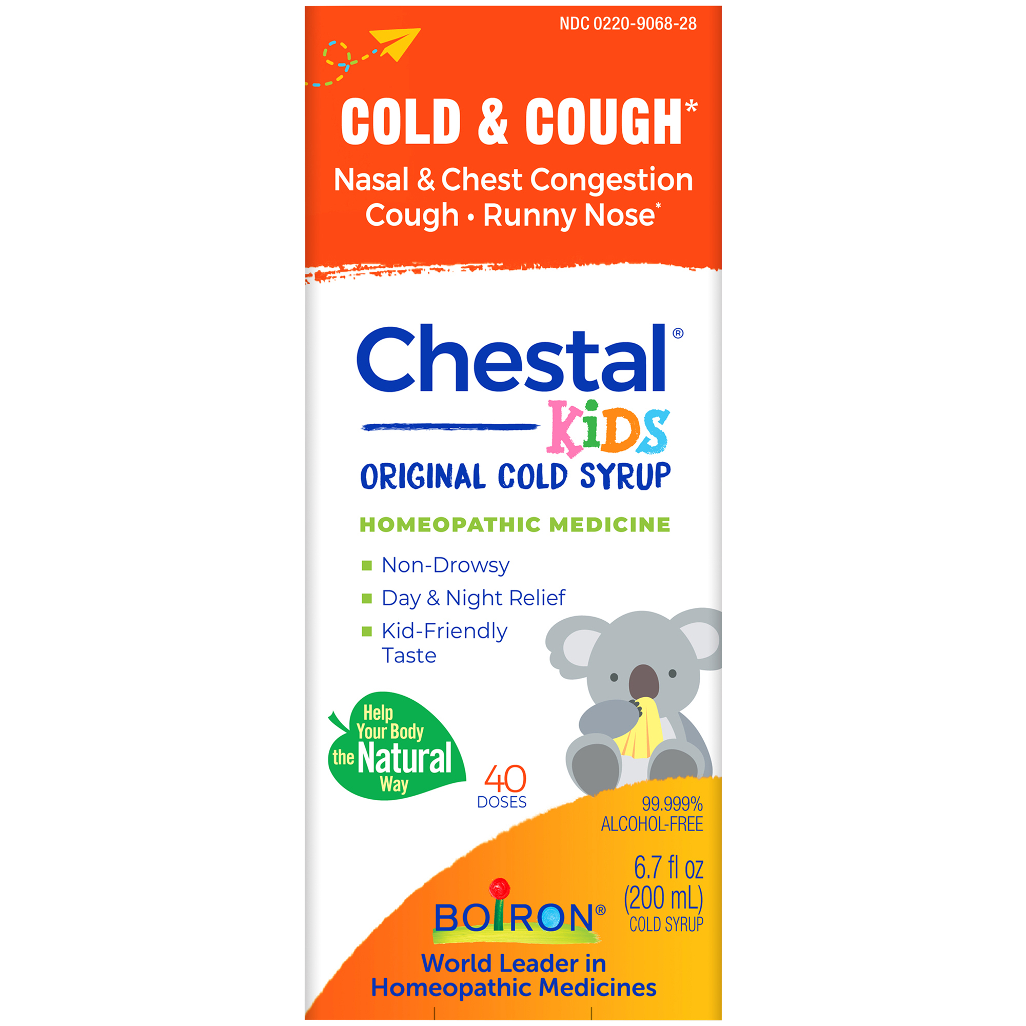 Chestal Kids Cough Syrup  Homeopathic Medicine for Cold Relief Nasal Chest Congestion and Runny Nose 67 fl Ounces