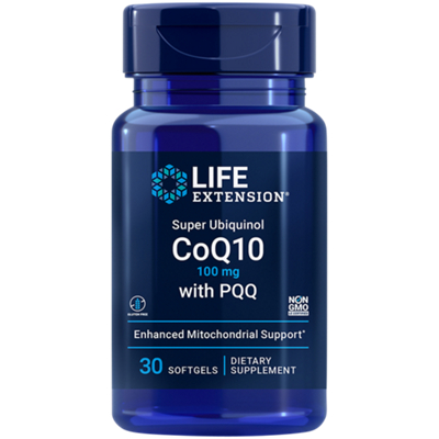 Super Ubiquinol CoQ-10 with PQQ – 100 MG (30 Softgels)