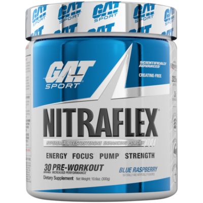 Nitraflex High - Intensity Pre-Workout - Green Apple (30 Servings) by GAT  at the Vitamin Shoppe