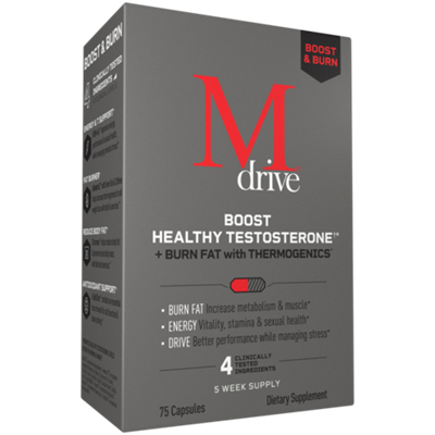 M Drive Boost & Burn for Men - Healthy Testosterone Booster for Men (75 Capsules)