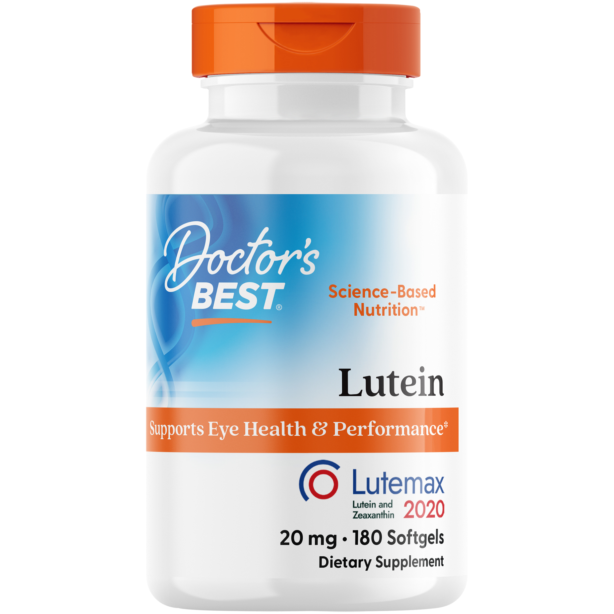 Lutein for Eye Health  20 MG 180 Softgels