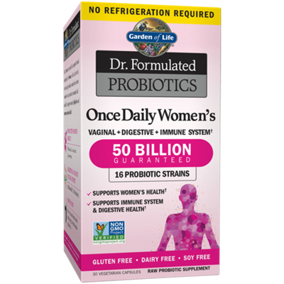 Once Daily Women’s Dr. Formulated Probiotics - 50 Billion CFUs – Shelf-Stable (30 Vegetarian Capsules)