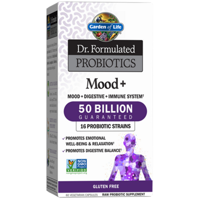 Dr. Formulated Probiotics Mood+ - 50 Billion CFU (60 Vegetarian Capsules)