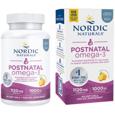 Postnatal Omega 3 1 120 MG Omega 3s 1 000 IU Vitamin D3