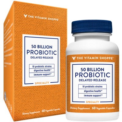 Probiotic - 50 Billion CFUs - Delayed Release (60 Vegetarian Capsules)