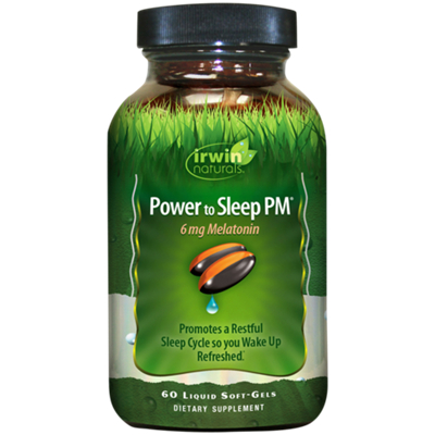 Power to Sleep PM - 6 MG Melatonin (60 Liquid Softgels)