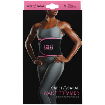 Medium Sports Research Sweet Sweat Waist Trimmer Belt Pink 
