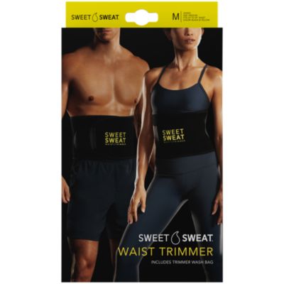 Sweet Sweat Waist Trimmer (Pink Medium) + Hip Bands Bundle