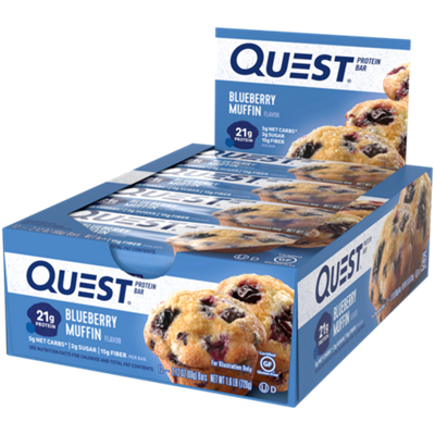 Protein Bar - 20g Protein - Blueberry Muffin (12 Bars)