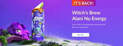 One can of Alani Nu Witch's Brew