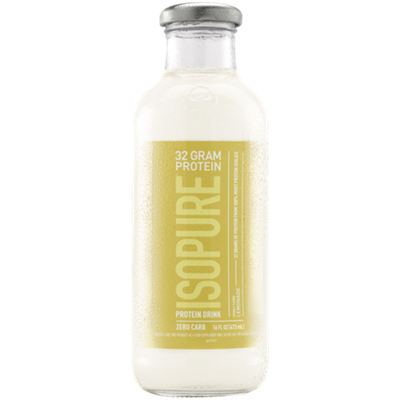 Isopure Zero Carb Protein Drink, Lemonade, 40g Protein, 12 Ct