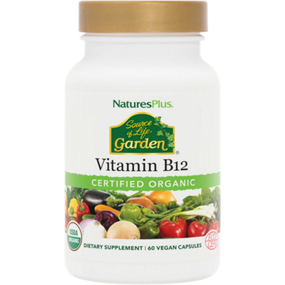 Source of Life Garden Organic Whole Food Vitamin B12 (60 Vegan Tablets)