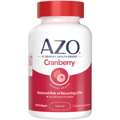 AZO Cranberry - Urinary Tract Health - 25,000 MG (100 Softgels)