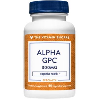 Alpha GPC - Supports Brain Function - 300 MG (60 Vegetarian Capsules) at  the Vitamin Shoppe