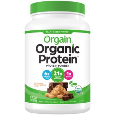 Orgain Organic Plant Based Protein Powder, Creamy Chocolate Fudge