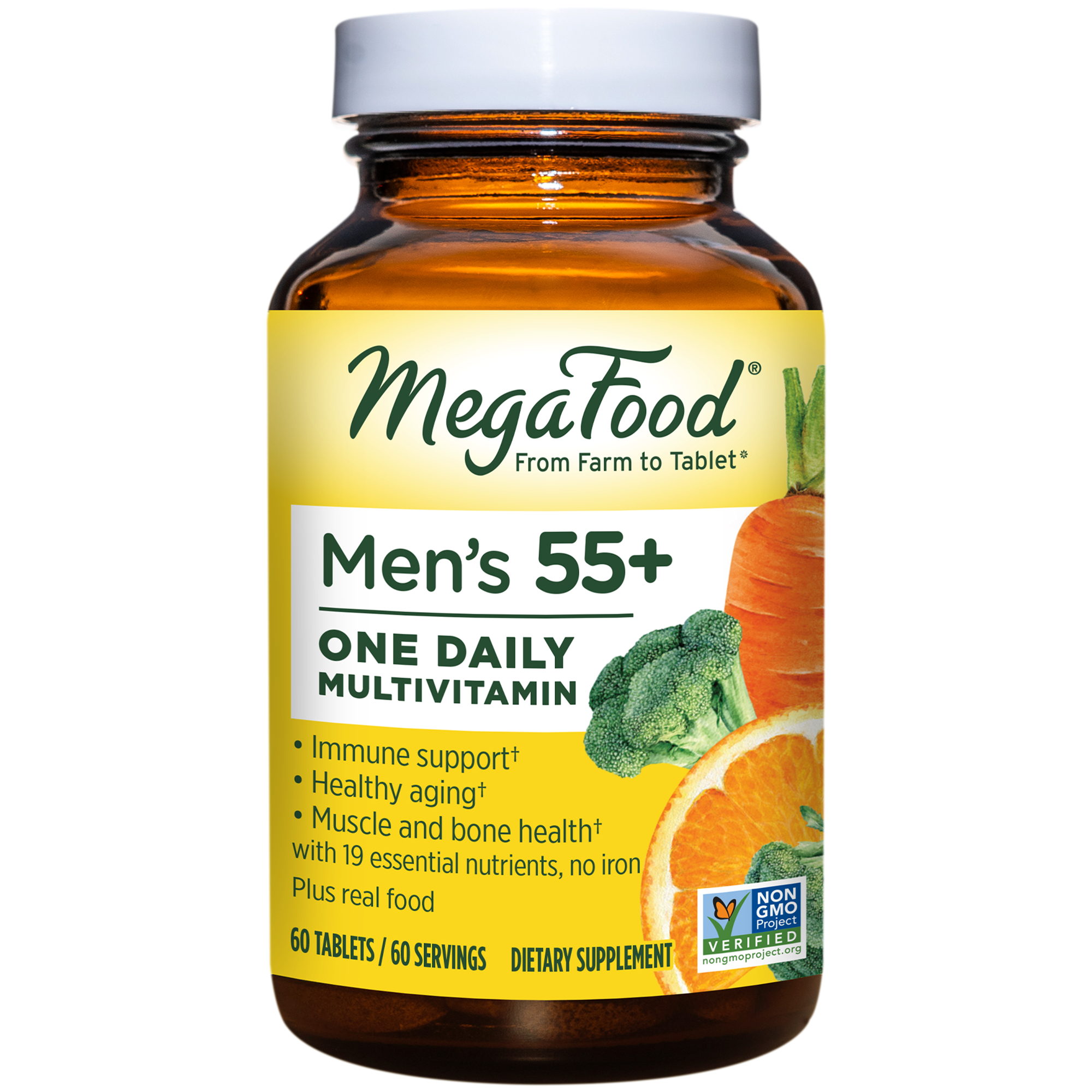 Daily Multivitamin for Men Over 55 60 Tablets