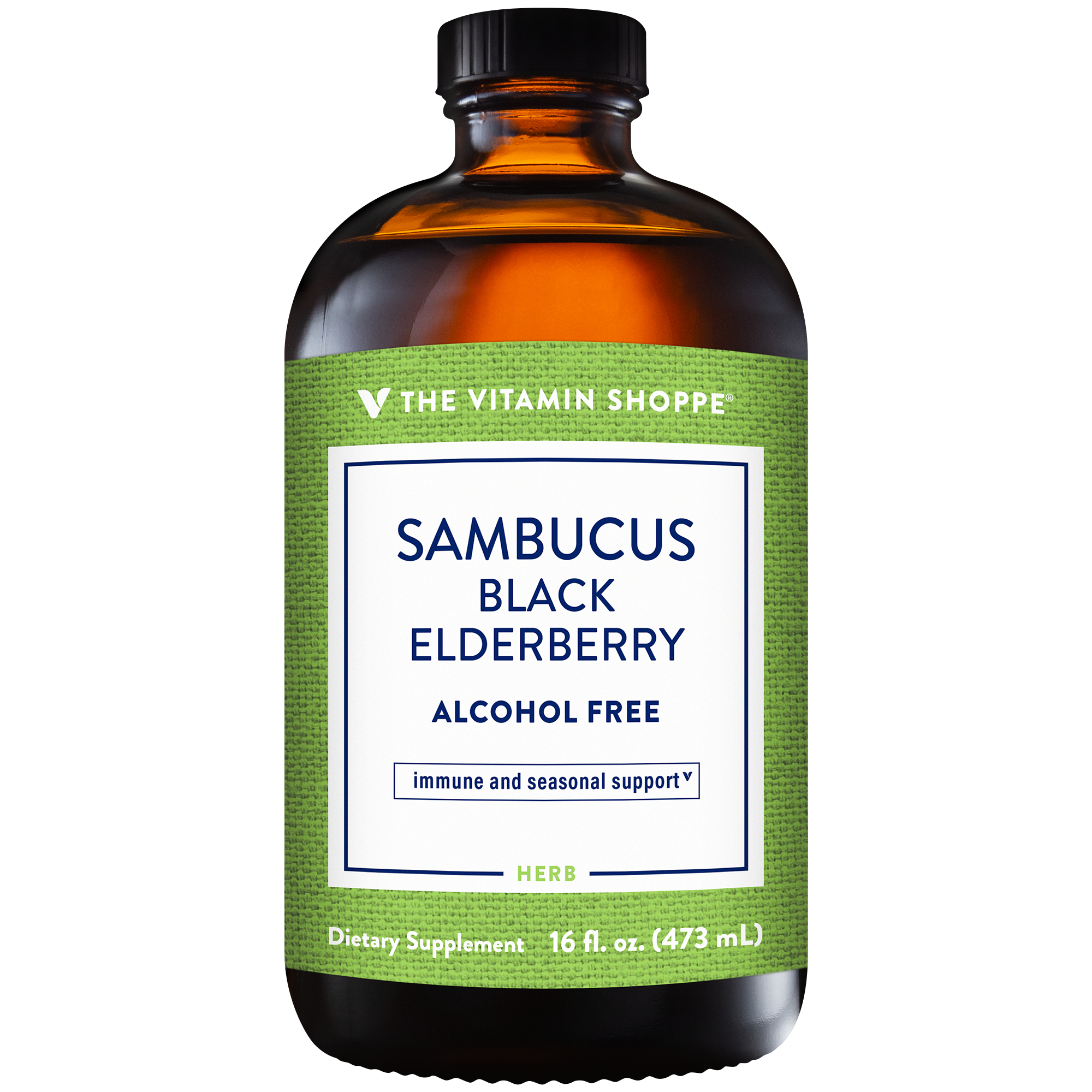 AlcoholFree Sambucus Black Elderberry Extract  Immune Support 16 fl oz