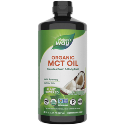 Organic MCT Oil from Coconut - 100% Potency (30 Fluid Ounces)