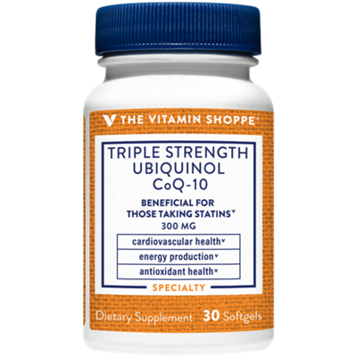Ubiquinol CoQ-10 - Helps Energy Production, Supports Cellular & Cardiovascular Health - 300 MG (30 Softgels)