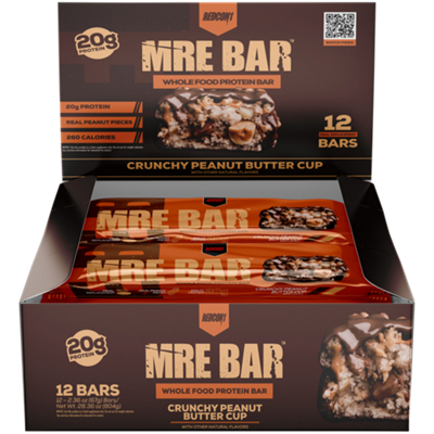 MRE Bar - Crunchy Peanut Butter Cup (12 Bars)