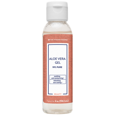 Aloe Vera Gel - 99% Pure - Soothes & Moisturizes (4 oz.)