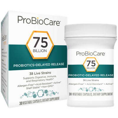 Probiotic - 75 Billion CFUs - Supports Digestive Health (30 Vegetable Capsules)
