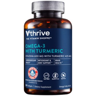 Omega 3 with Turmeric EPA DHA 600 MG with Turmeric 424 MG 60