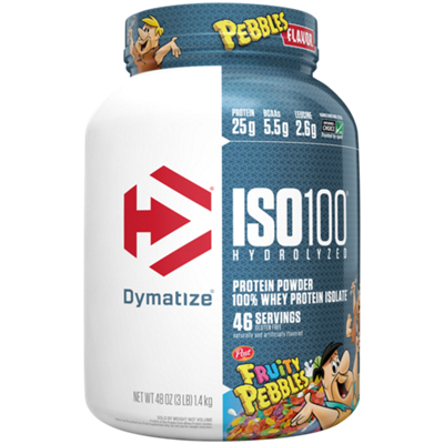 ISO100 Hydrolyzed 100% Whey Protein Isolate - Fruity Pebbles (3 Lbs. / 46 Servings)