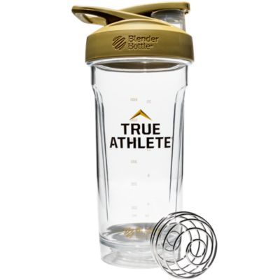 True Athlete Strada Tritan Shaker Cup with Wire Whisk Blender Ball - Gold  (28 fl oz.) by True Athlete at the Vitamin Shoppe