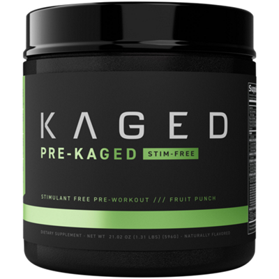 Pre-Kaged Stimulant Free Premium Pre-Workout - Fruit Punch (1.31 Lbs. / 20 Servings)