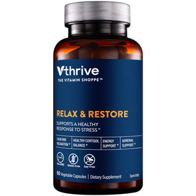 Relax and Restore - Supports a Healthy Response to Stress (60 Vegetarian Capsules)