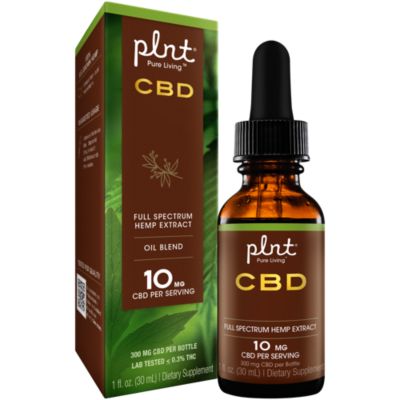 CBD Full Spectrum Hemp Extract Liquid - 10 MG - Unflavored (1 fl