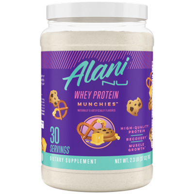 Whey Protein Supports Recovery and Muscle Growth - Munchies (2.3 Lbs./ 30 Servings)