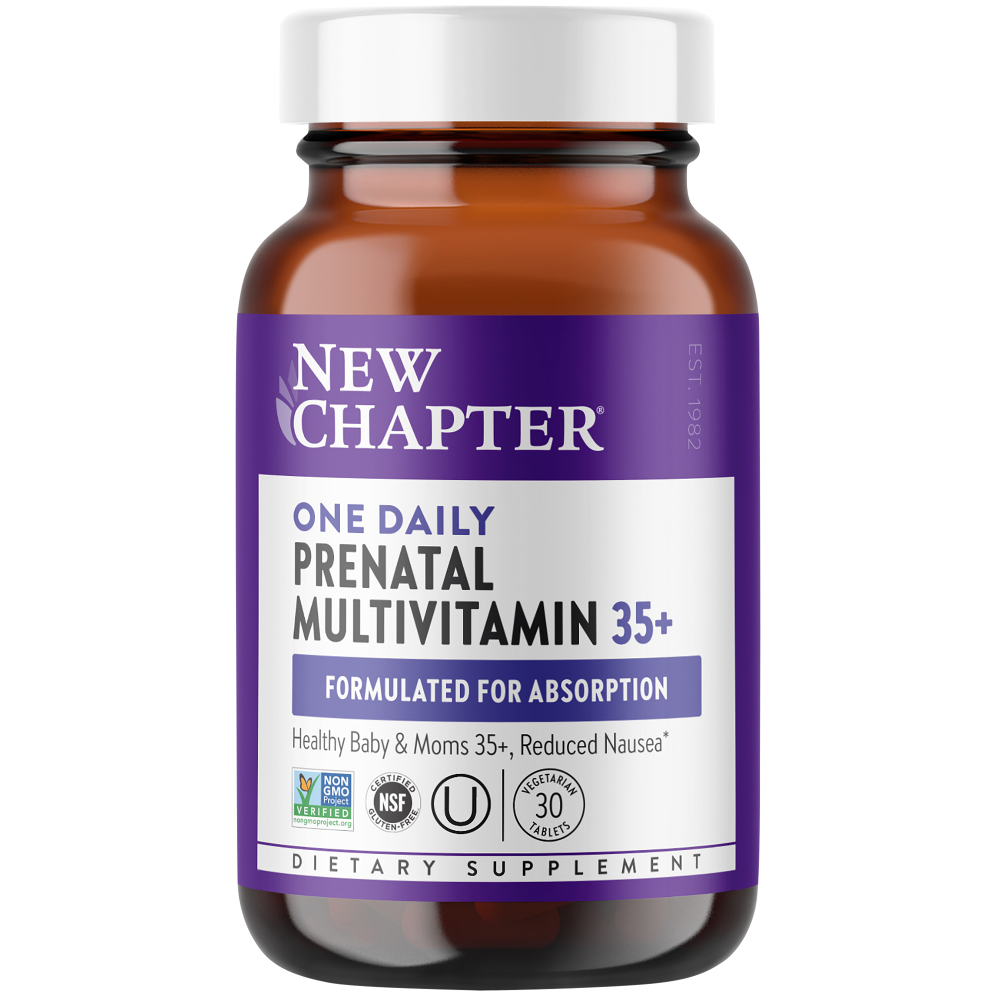 One Daily Prenatal Multivitamin 35 Formulated for Absorption 30 Tablets