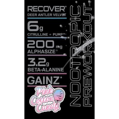 Woke Af Pre Workout Pink Cotton Candy 12 74 Ounces Powder By Bucked Up At The Vitamin Shoppe