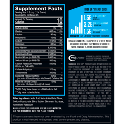 Project Blackout Pre Workout Baja Burst 10 9 Ounces Powder By Ryse At The Vitamin Shoppe