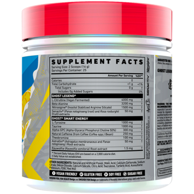 Ghost Legend V2 Swedish Fish 14 1 Ounces Powder By Ghost At The Vitamin Shoppe