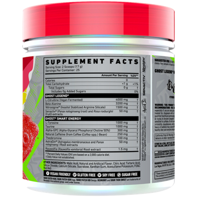 Ghost Legend V2 Sour Patch Kids Redberry 15 Ounces Powder By Ghost At The Vitamin Shoppe