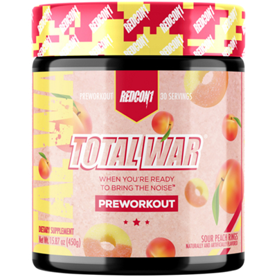 Total War Pre-Workout - Sour Peach Rings (15.87 oz. / 30 Servings)
