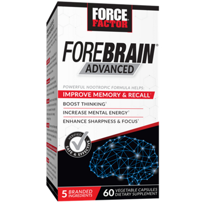 Forebrain Advanced – Powerful Nootropic Formula to Support Memory & Cognitive Performance (60 Vegetable Capsules)
