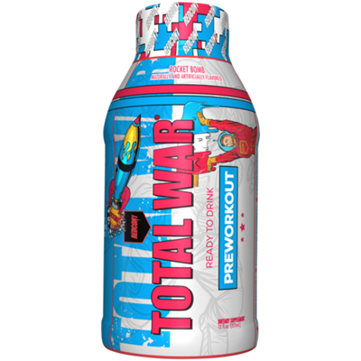 Total War Ready To Drink Pre-Workout - Rocket Bomb (12 Drinks, 12 Fl Oz. Each)