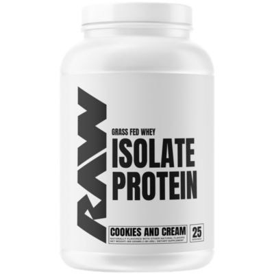 Grass Fed Whey Protein Isolate Powder – Cookies and Cream (31.74 oz./25 Servings) 