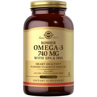 Omega 3 Fish Oil with EPA DHA Supports Heart Health 740 MG