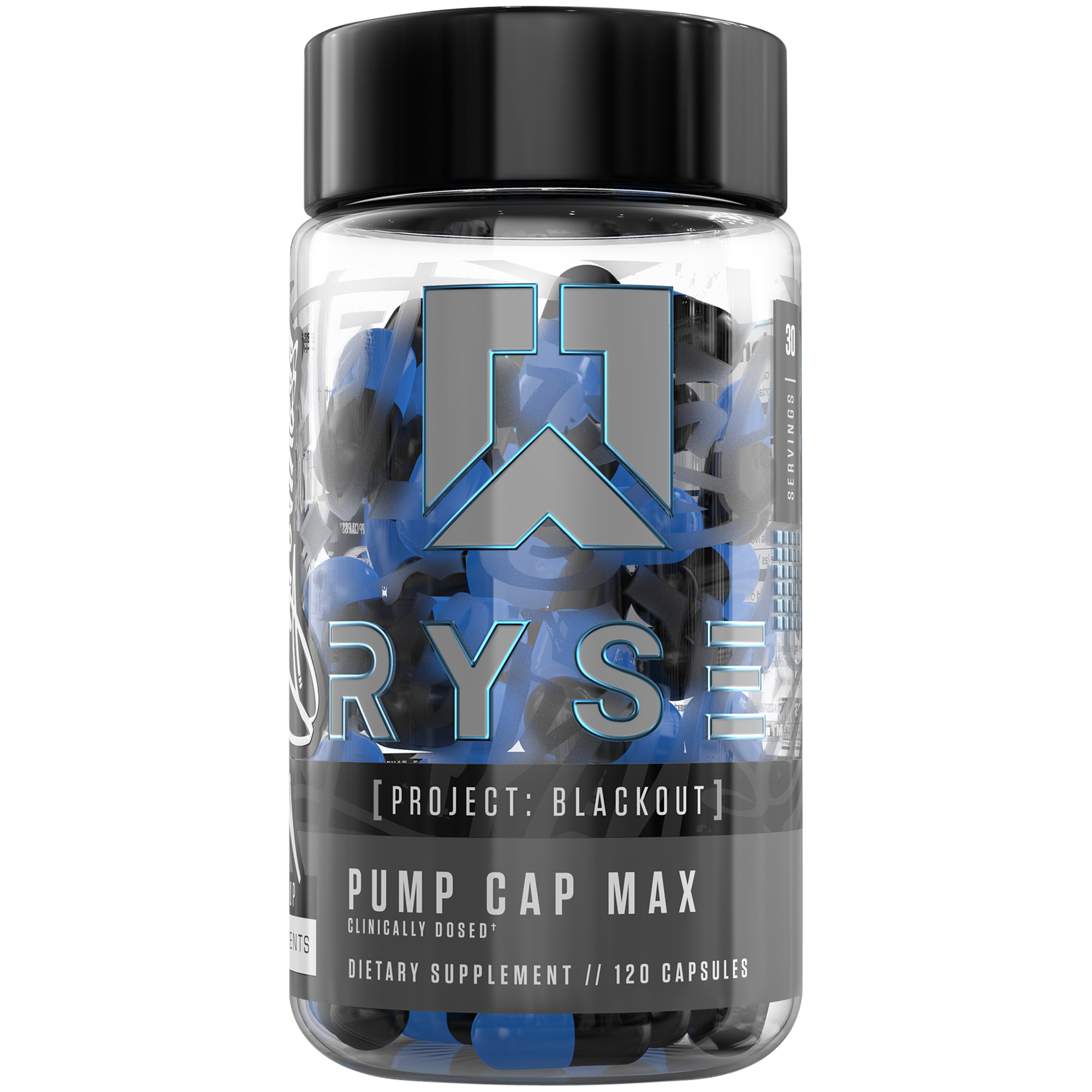 PUMP CAP MAX  StimulantFree PreWorkout 120 Capsules30 Servings